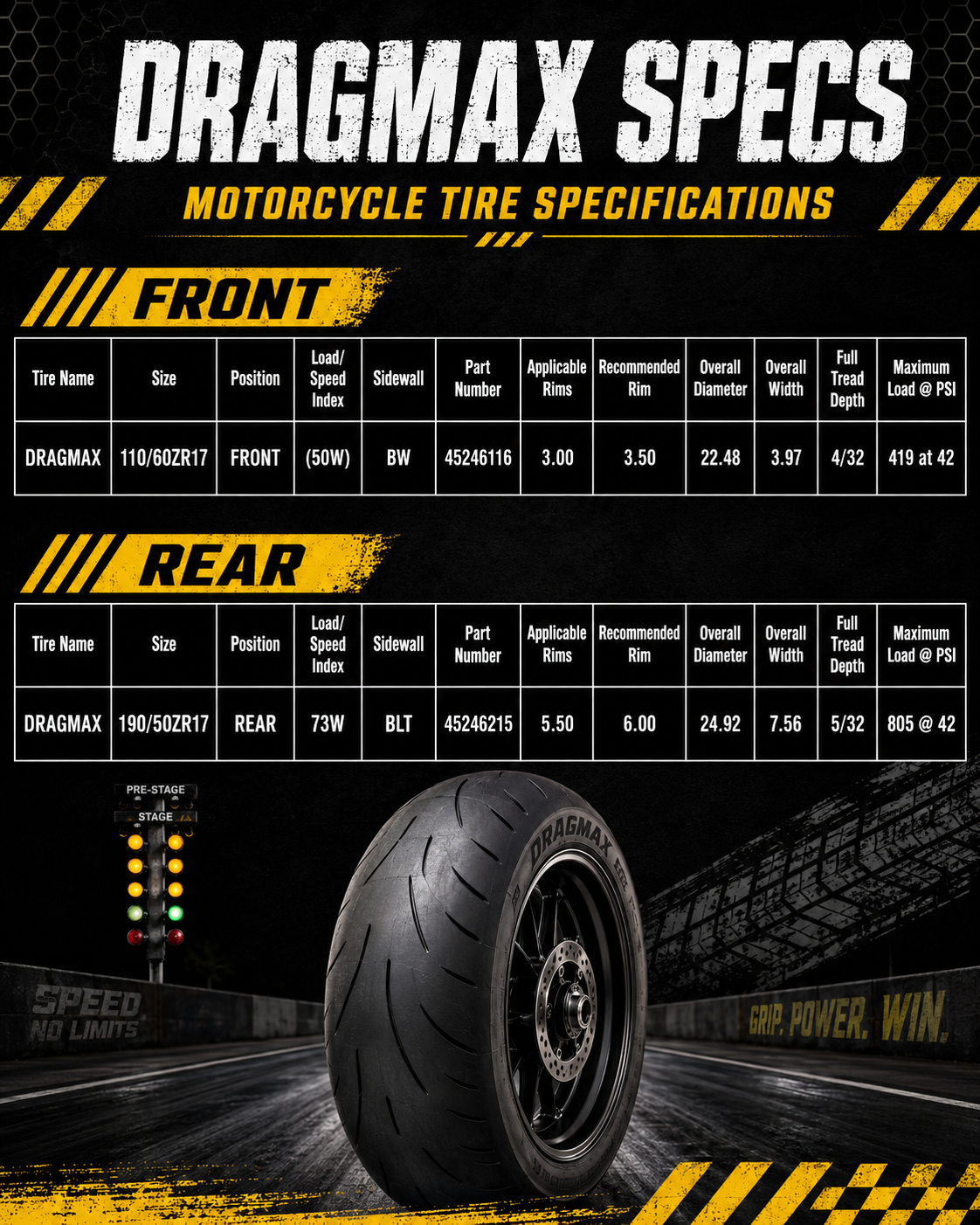 Dunlop Dragmax Tire - Image 2